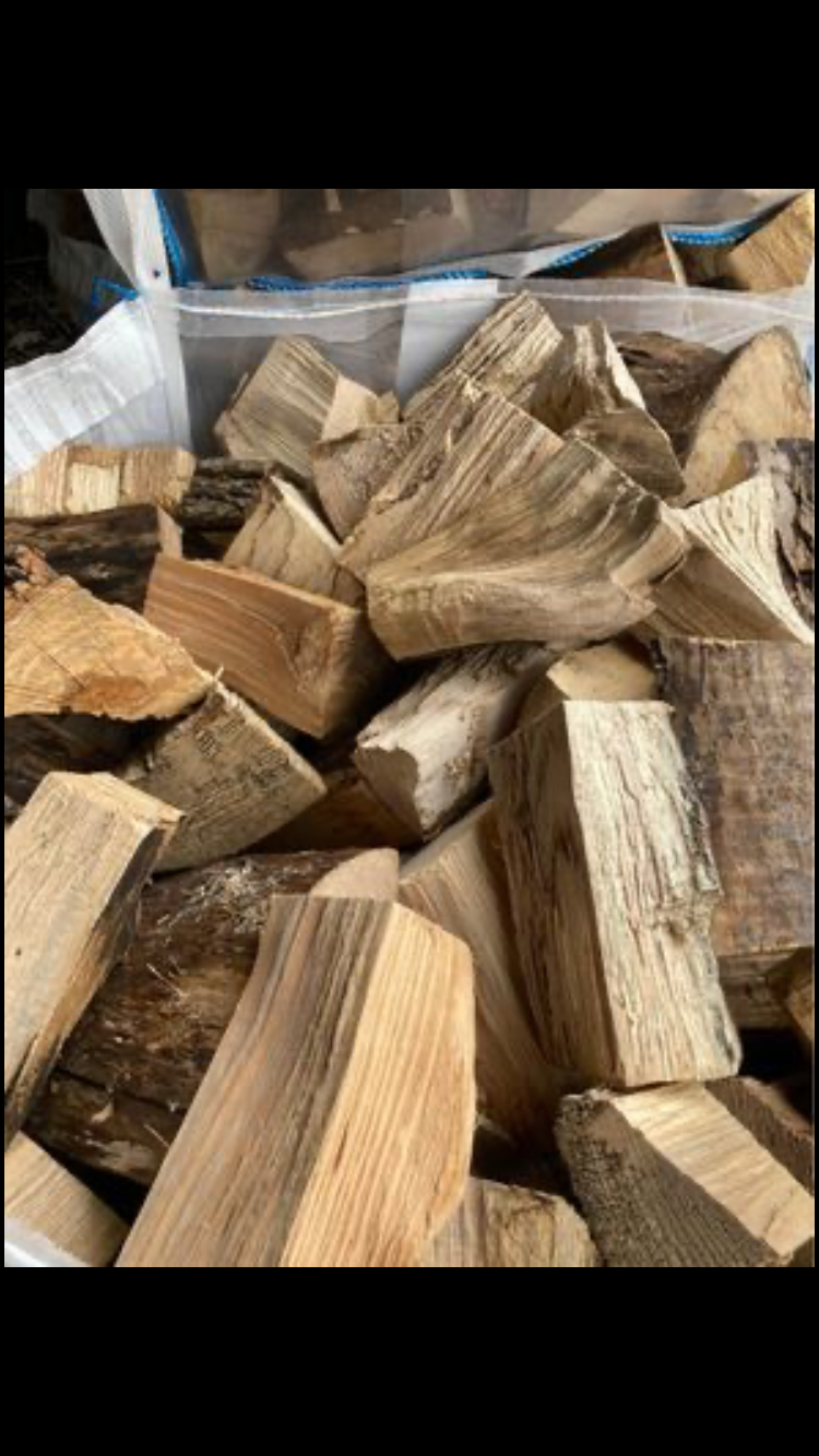 Seasoned Hardwood Logs - 3/4 cubic metre (1 x bulk bag)